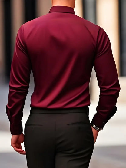 Alberto – Camicia Traspirante A Maniche Lunghe Da Uomo