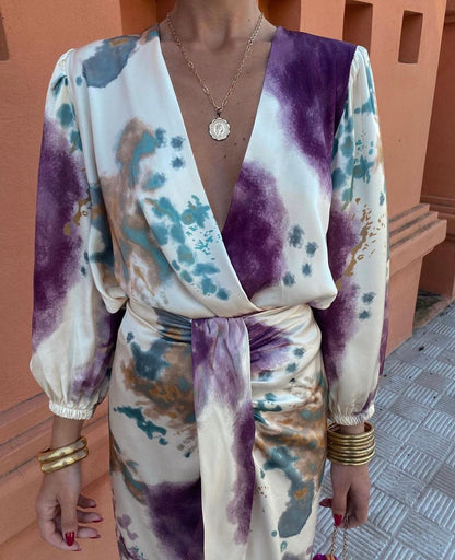 Edvige – Abito Elegante Con Scollo A V E Taglio Aderente