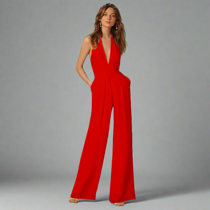 Massimina - Jumpsuit Elegante Donna Contemporanea Raffinata