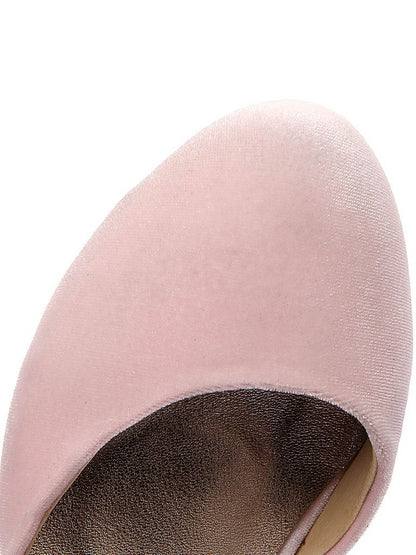 Lucia – Scarpe Luxury in Velluto con Tacco Floreale Traforato Oro
