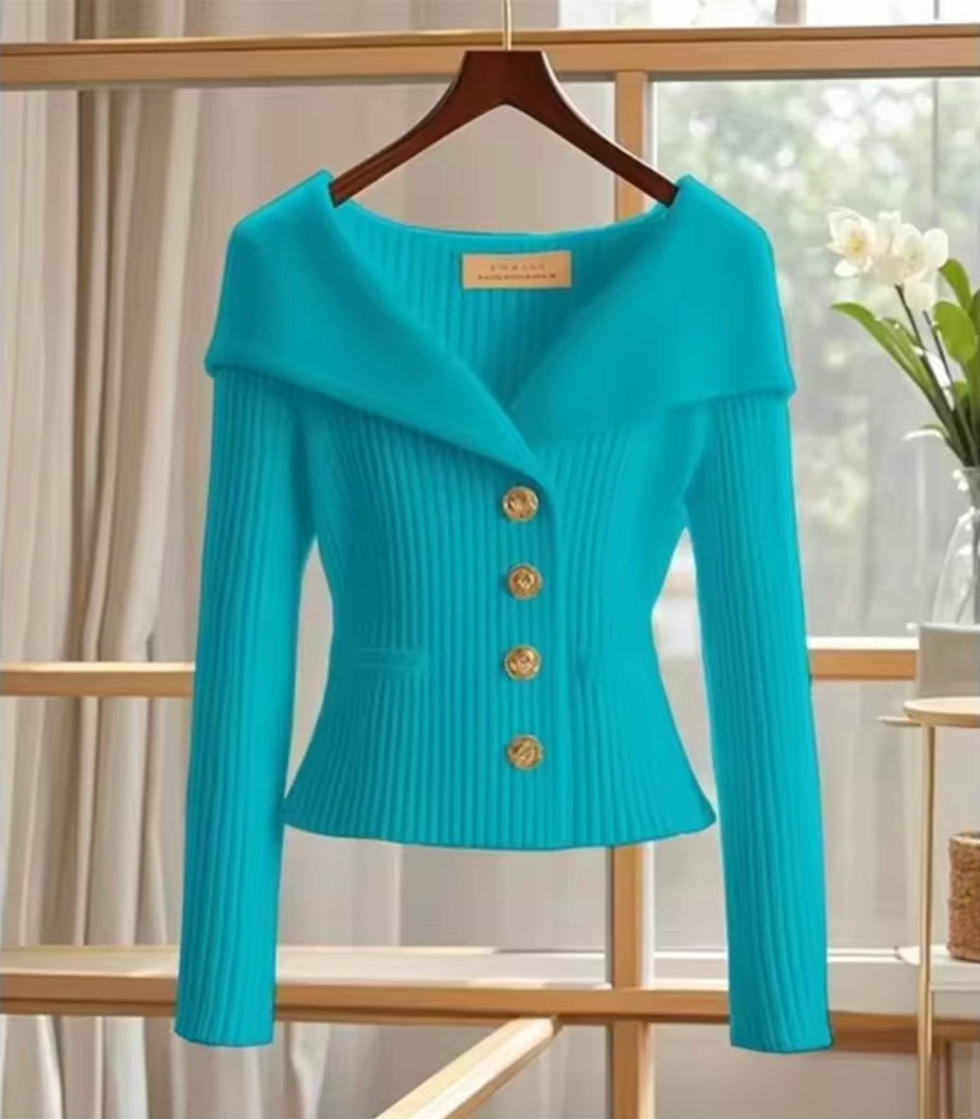 Concetta – Cardigan Corto Lavorato a Maglia
