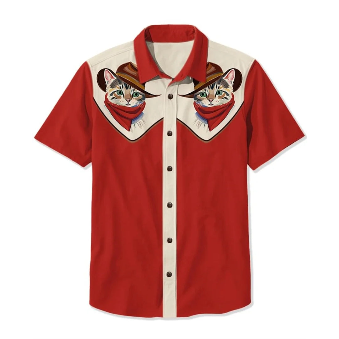 Ignazio - Camicia Uomo Western Elegante Moderna