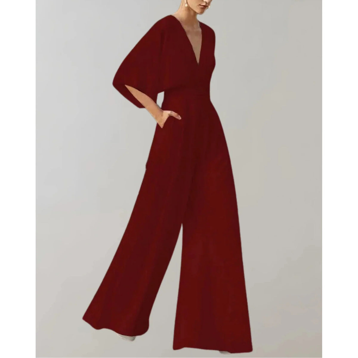 Imelda - Tuta Donna Elegante con Gamba Ampia