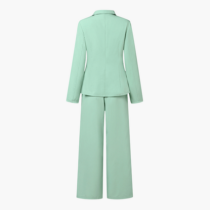 Jolie - Completo donna con giacca a fiocco elegante