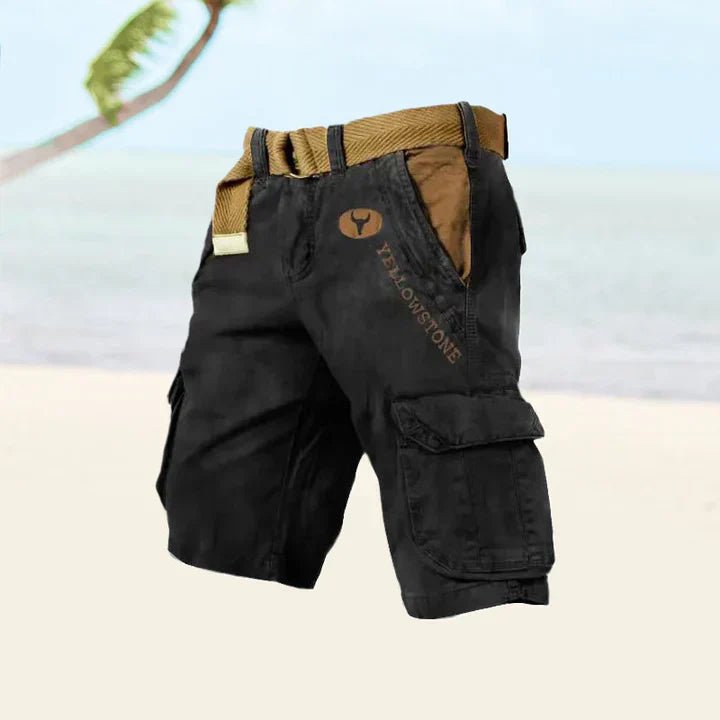 Junius - Shorts Cargo Comodi Uomo Contemporanei