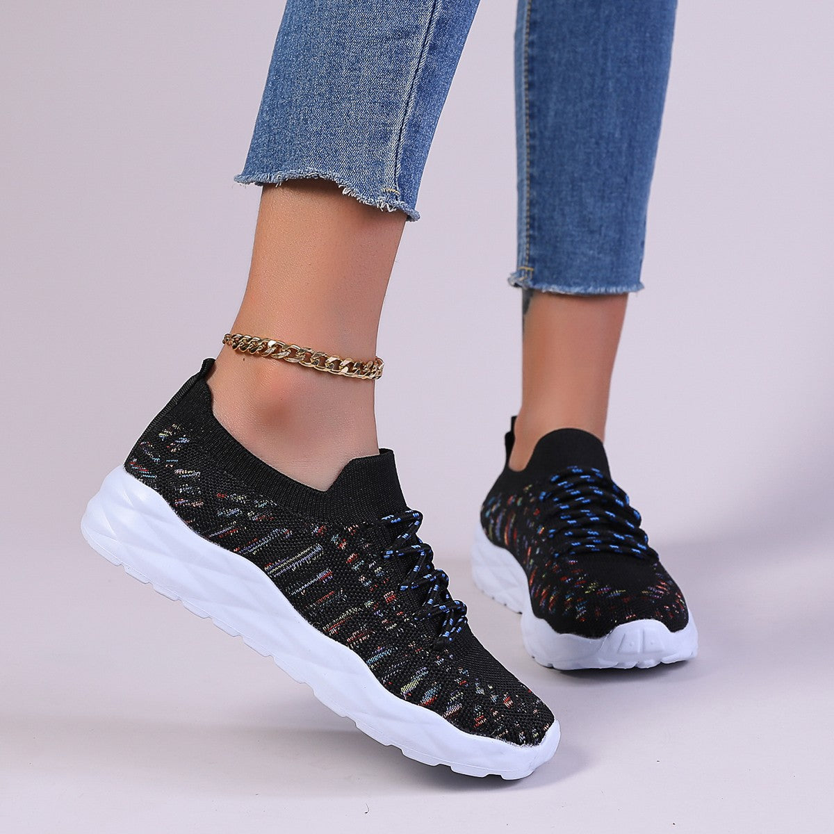 Federica - Scarpe Basse Donna con Lacci Stagionali