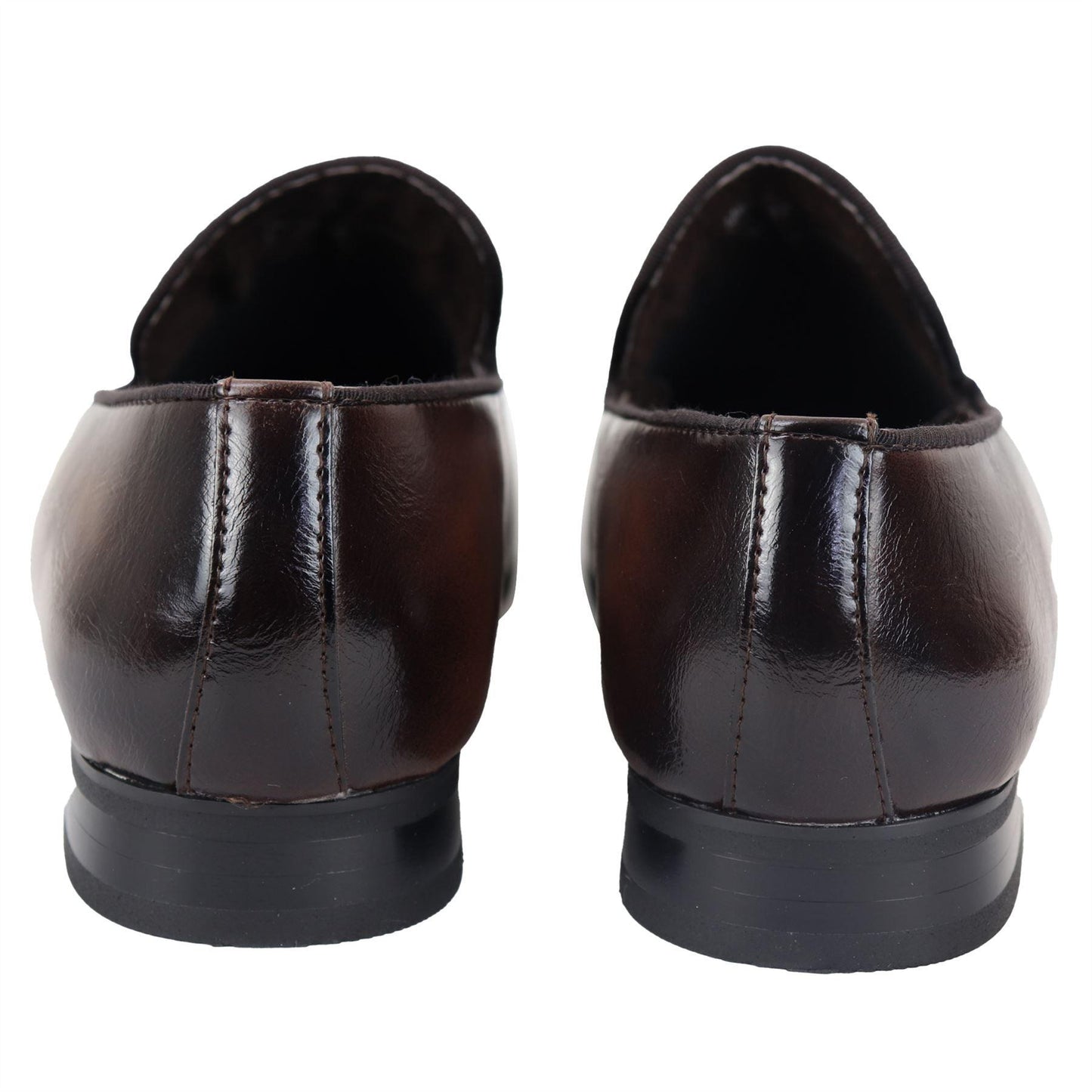 Carlo – Mocassino Uomo Slip-On Formale Nero e Marrone