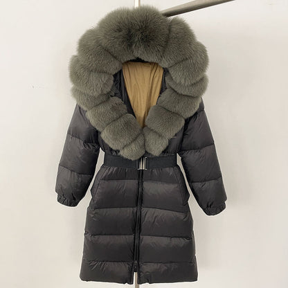 Fabiana - Cappotto Invernale Donna Lungo con Cappuccio
