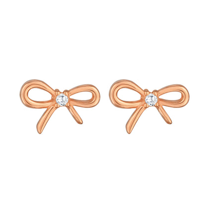 Nunzia - Orecchini Fiocco Donna Eleganti Luminosi