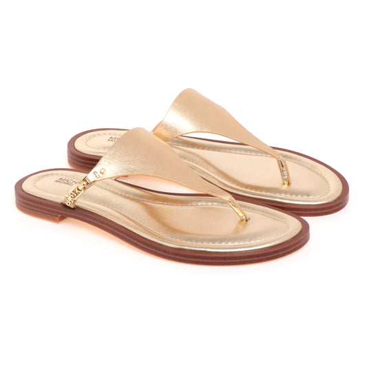 Allegra - Ciabatte infradito Michael Kors Daniella laminata
