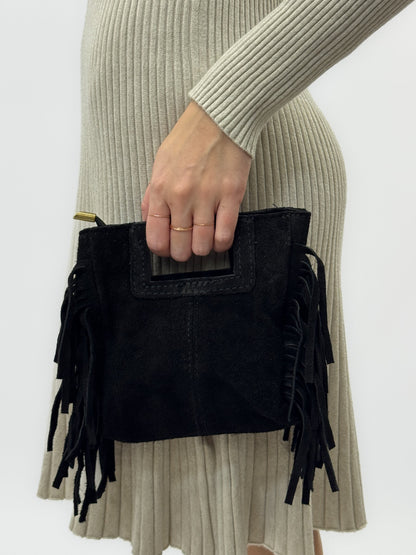 Desirée – Borsa Mini Con Dettaglio Frange E Stile Dinamico