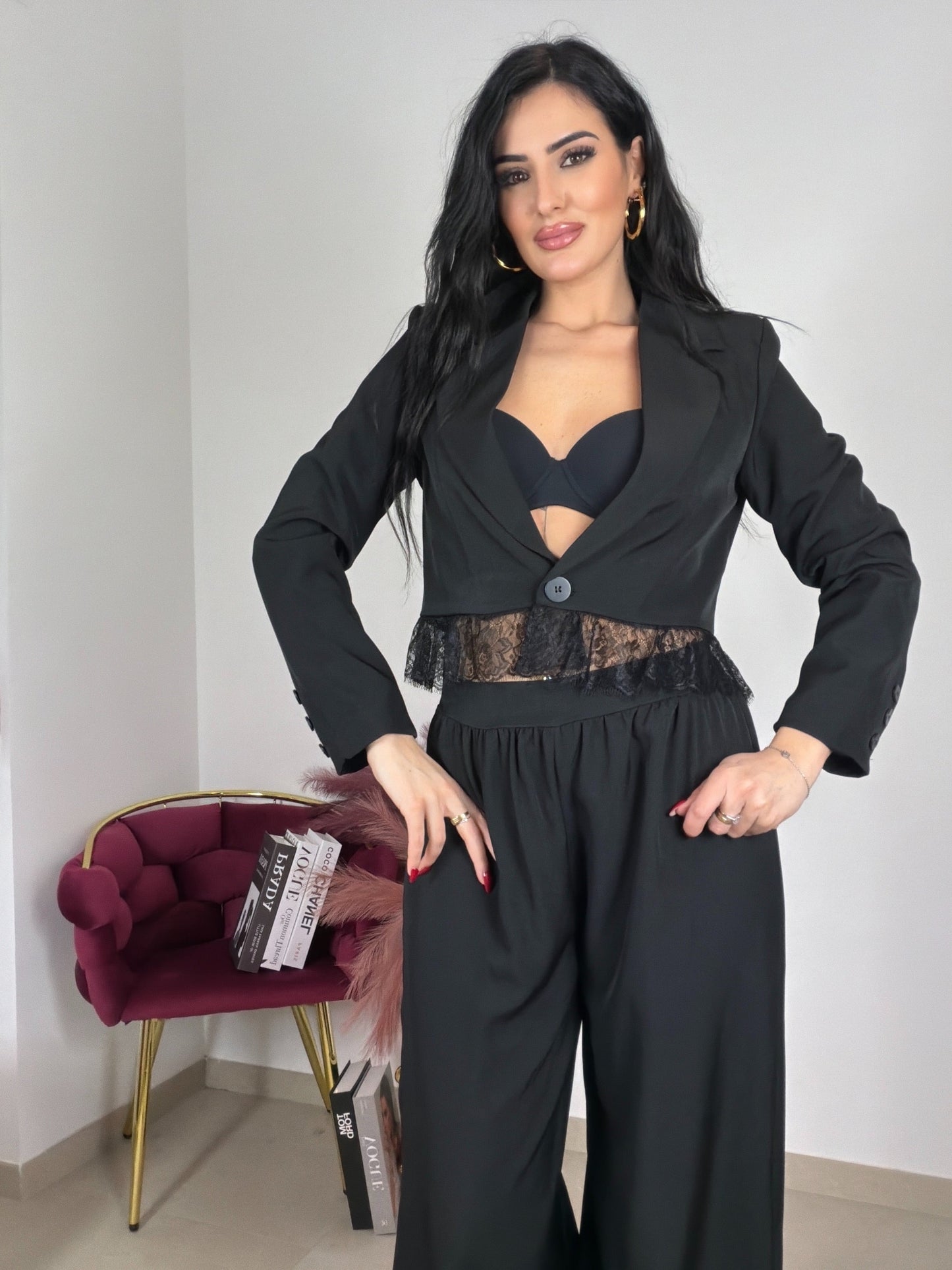 Quinara - Set Tailleur Grace Donna Elegante Sartoriale Moderno