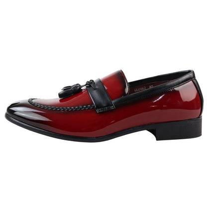 Cesare – Mocassino Uomo Vernice con Nappine Slip-On Formale
