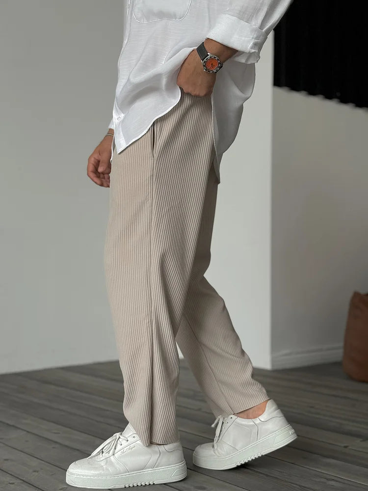 Jenaro - Pantaloni Uomo Lusso Morbidi Eleganti Comfort