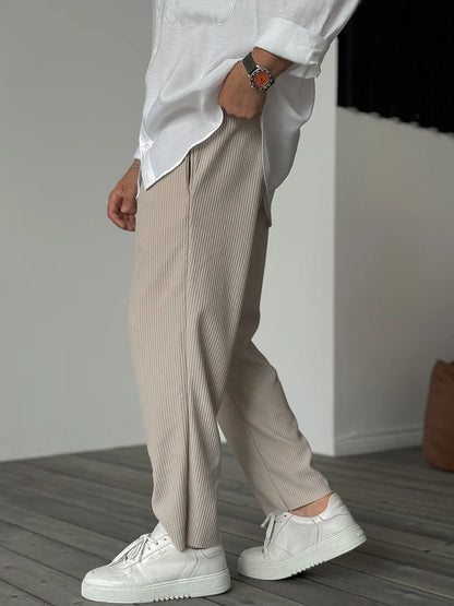 Jenaro - Pantaloni Uomo Lusso Morbidi Eleganti Comfort