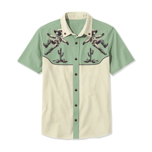 Ignazio - Camicia Uomo Western Elegante Moderna