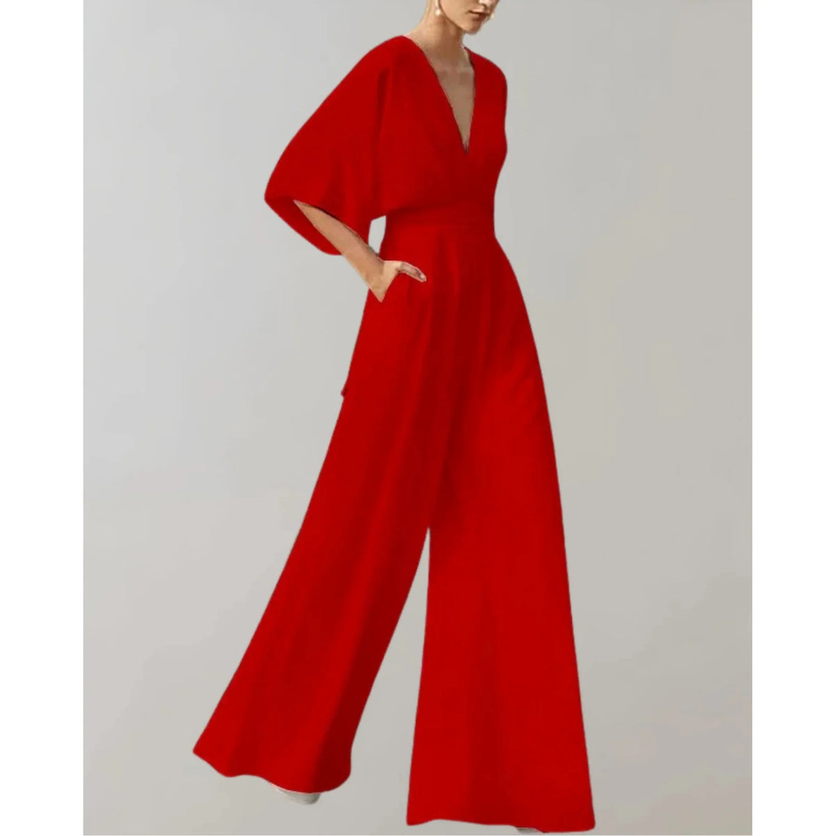 Imelda - Tuta Donna Elegante con Gamba Ampia
