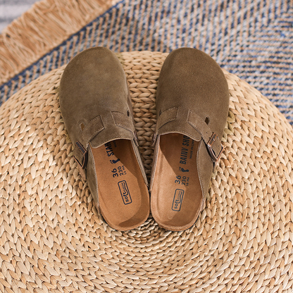 Felicia - Mocassini unisex in camoscio stile