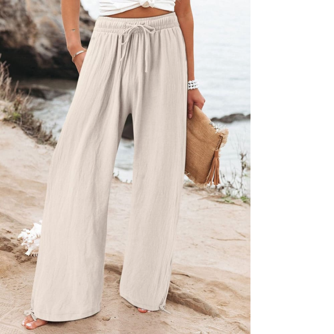 Fosca – Pantaloni Per Il Tempo Libero Dal Design Ampio E Fresco