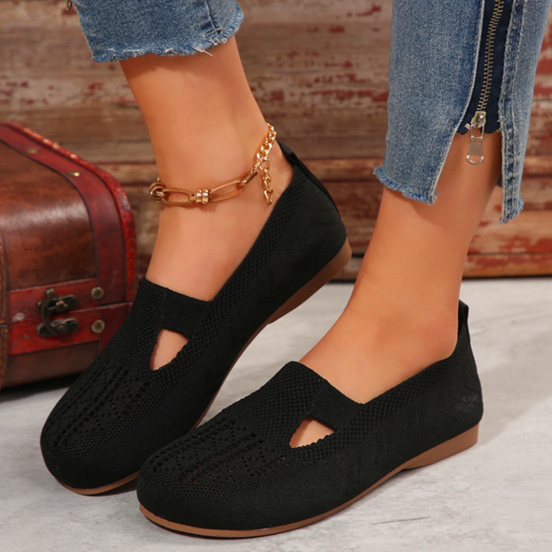 Mirinia - Scarpe Donna Comode Traspiranti Slip On Casual