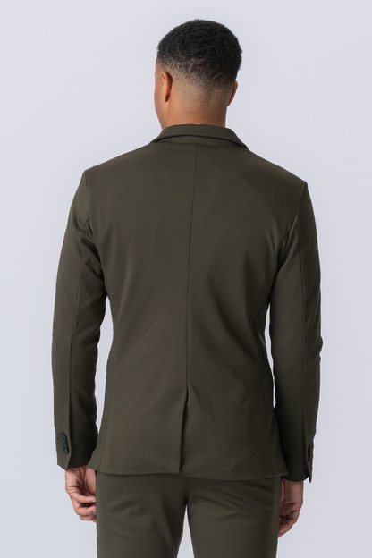 Rainero - Blazer Performance Uomo Verde Scuro Moderno Elegante