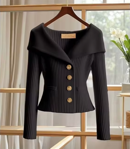 Concetta – Cardigan Corto Lavorato a Maglia