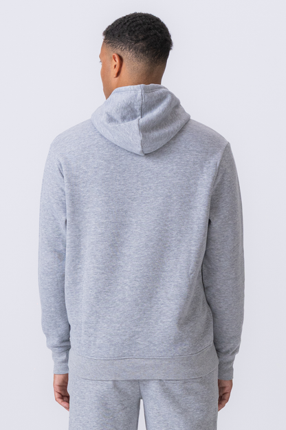 Leone - Felpa Uomo Cappuccio Grigio Stile Essential