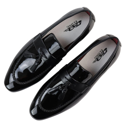 Cesare – Mocassino Uomo Vernice con Nappine Slip-On Formale