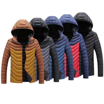 Heron - Piumino Uomo Slim Fit con Cappuccio