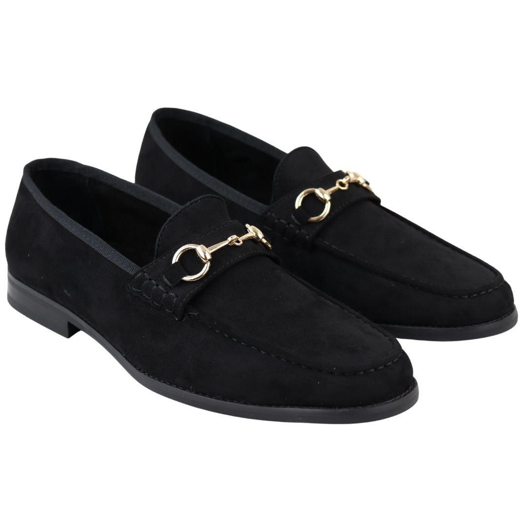 Valerio – Mocassino Uomo Slip-On in Camoscio Foderato in Pelle Formale