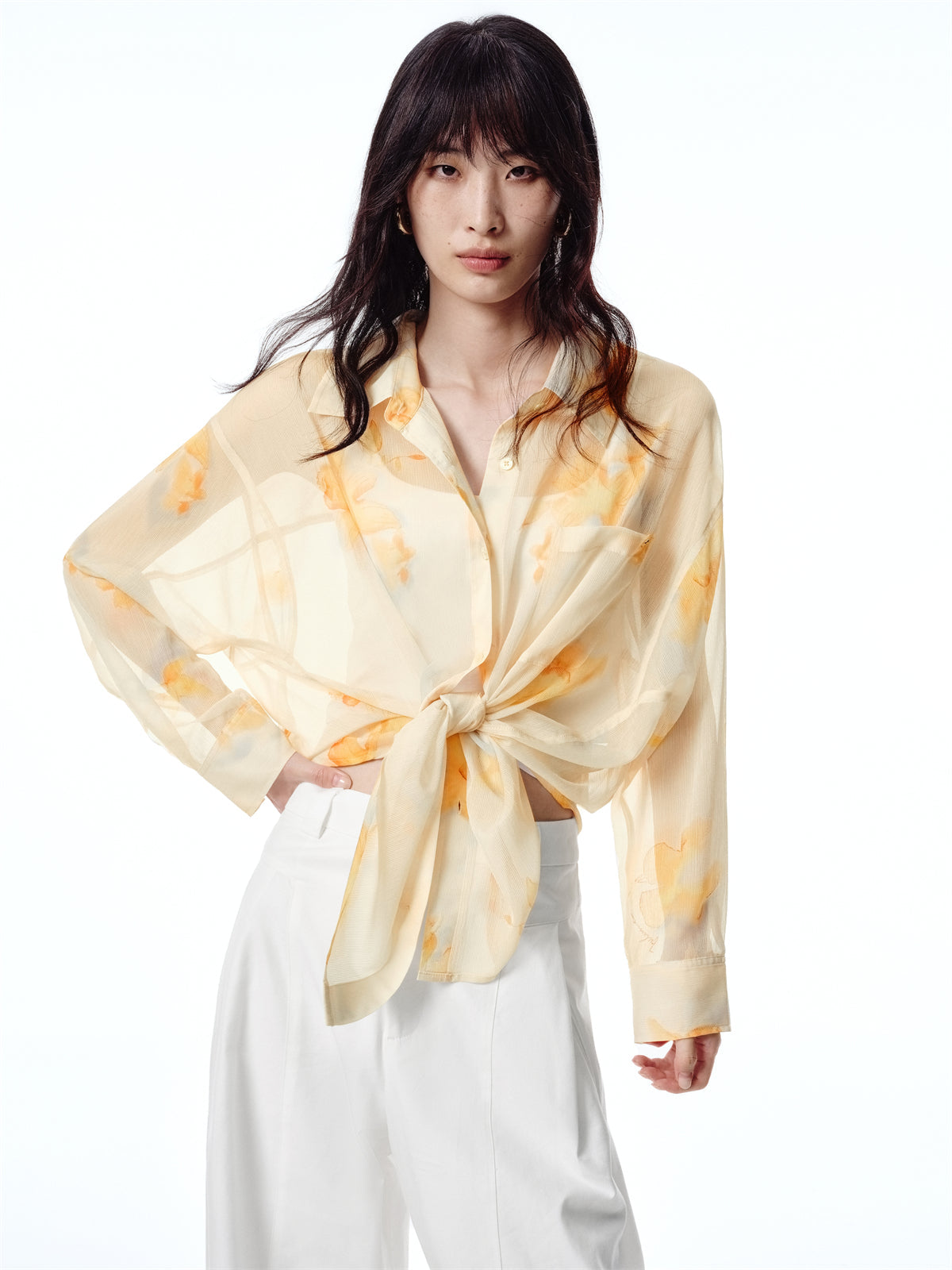 Gloria - Camicia Donna Floreale Elegante Moderna