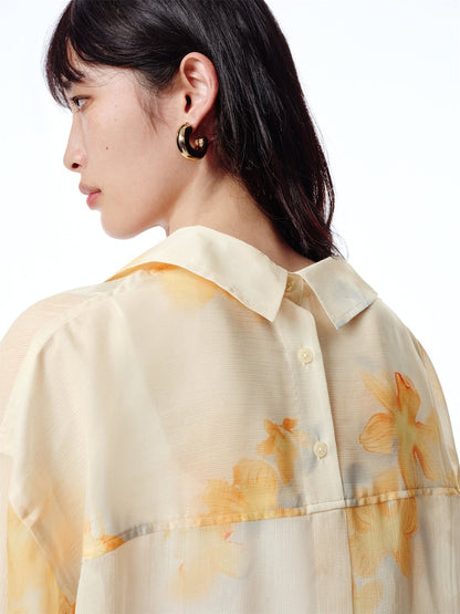 Gloria - Camicia Donna Floreale Elegante Moderna