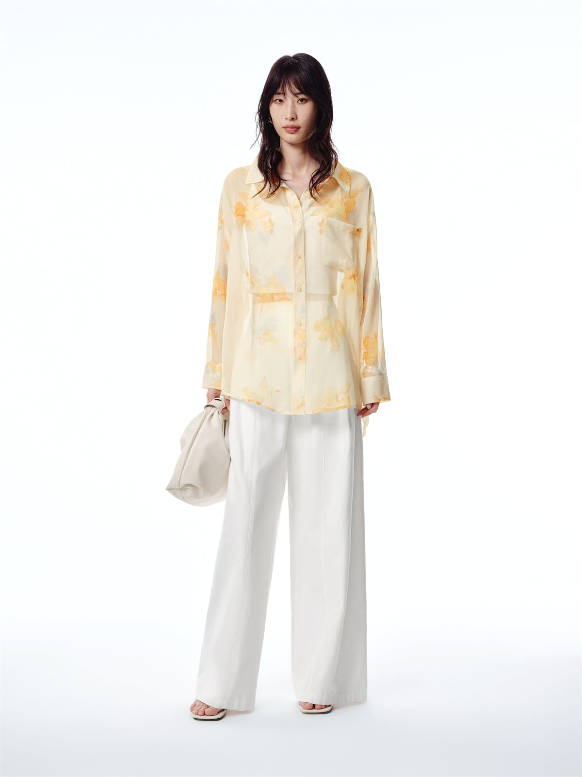 Gloria - Camicia Donna Floreale Elegante Moderna
