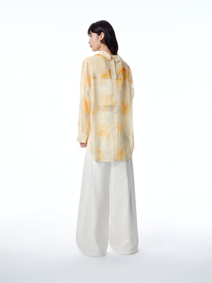 Gloria - Camicia Donna Floreale Elegante Moderna