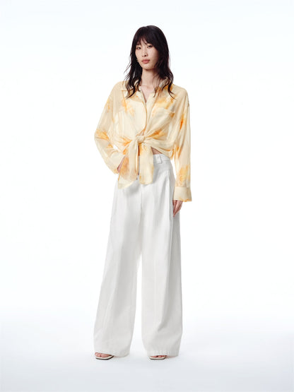 Gloria - Camicia Donna Floreale Elegante Moderna