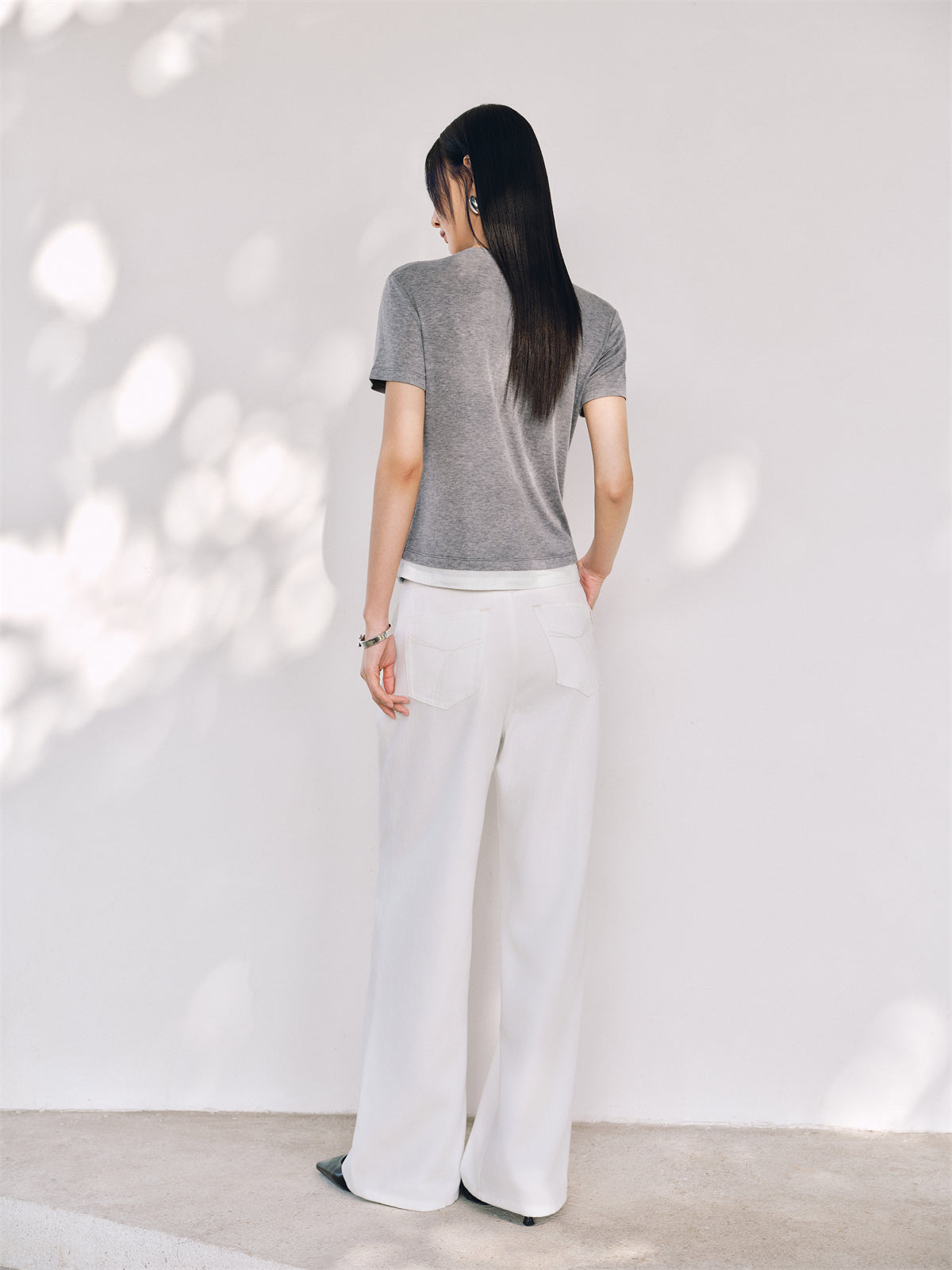 Irene - Pantaloni Donna Vita Alta Eleganti