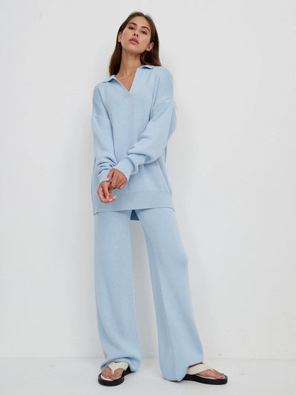 Agata – Set Polo Con Pantaloni A Zampa