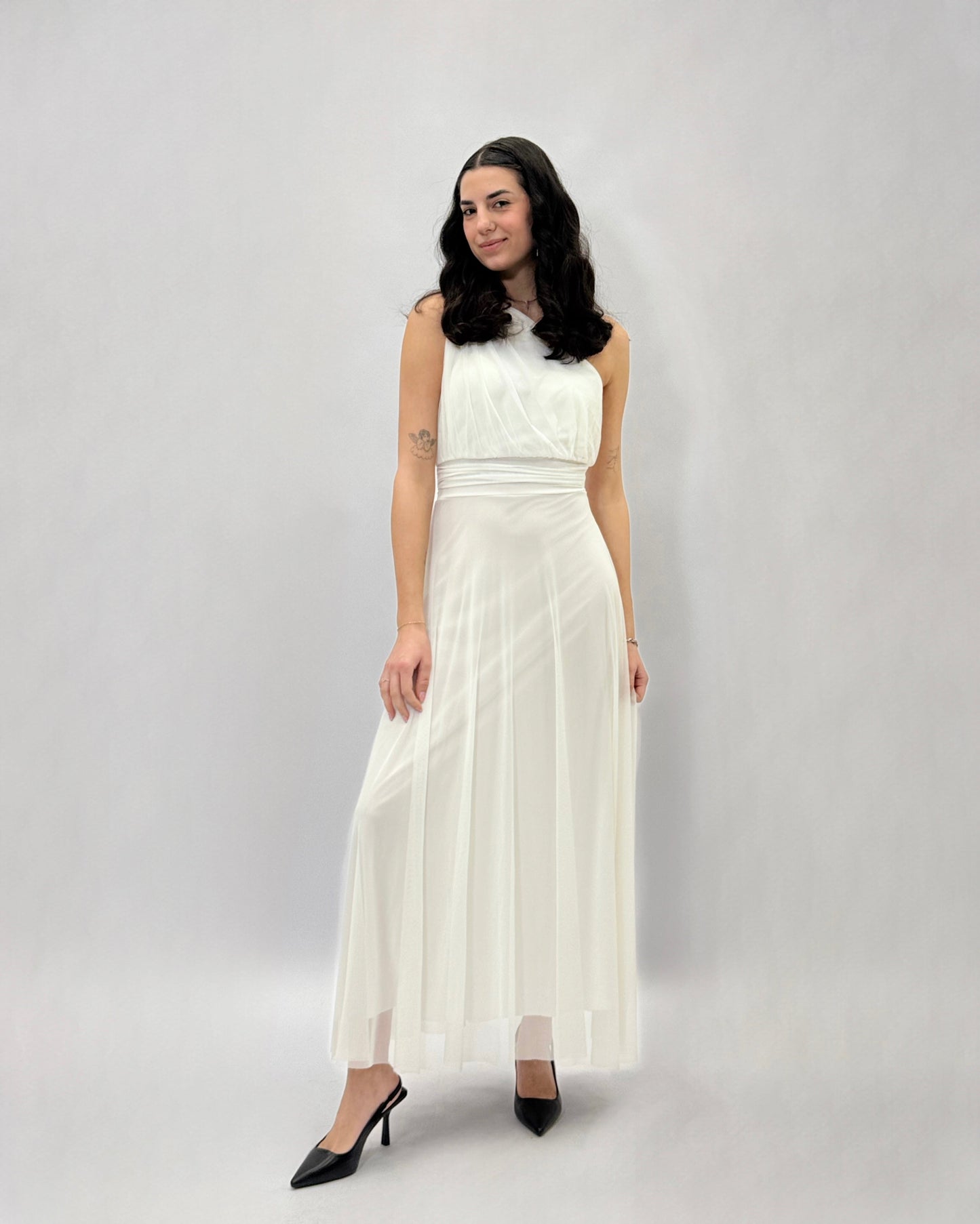 Rosilde - Abito Monospalla Caterina Donna Elegante Femminile
