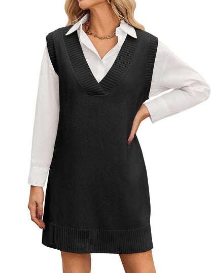 Divina - Abito Maglione Donna Oversize Scollo V