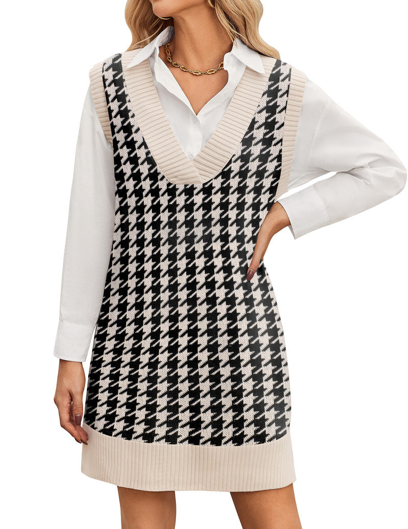 Divina - Abito Maglione Donna Oversize Scollo V