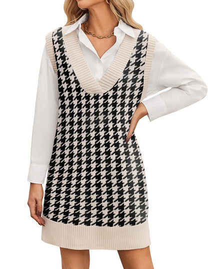 Divina - Abito Maglione Donna Oversize Scollo V
