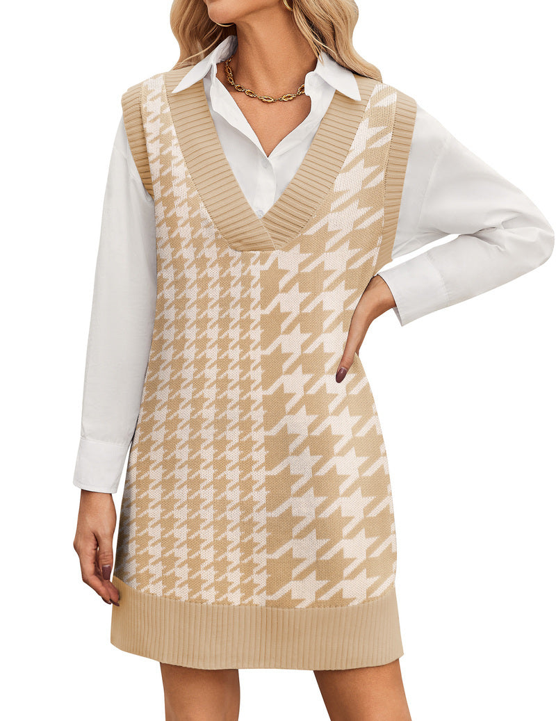 Divina - Abito Maglione Donna Oversize Scollo V
