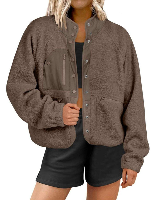 Dionisia - Casual Warm Button Down Shacket