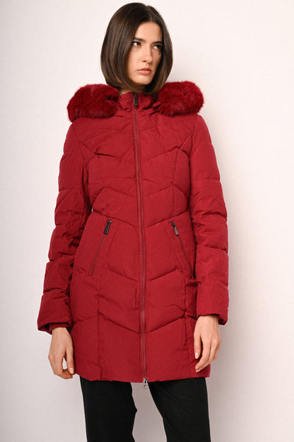 Umara – Piumino Trapuntato Con Cappuccio Morbido