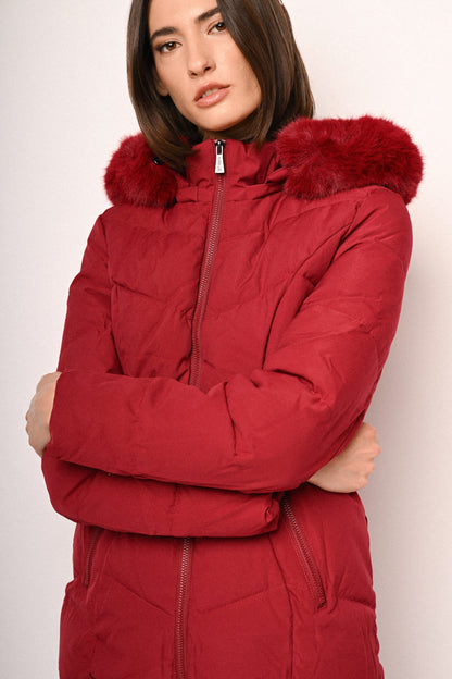 Umara – Piumino Trapuntato Con Cappuccio Morbido