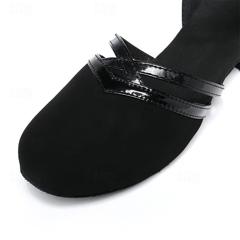 Juana - Scarpe da Ballo Tacco Blocco Finitura Morbida Donna