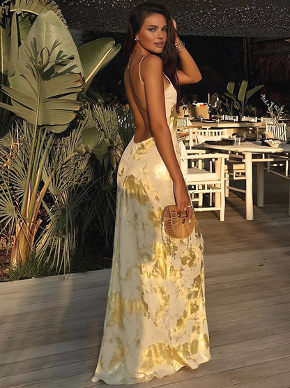 Nerina – Abito Lungo Con Dettagli Preziosi Per Un Look Luminoso
