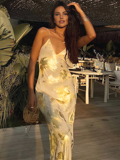 Nerina – Abito Lungo Con Dettagli Preziosi Per Un Look Luminoso