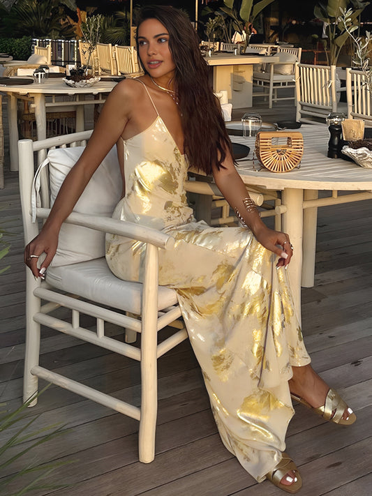 Nerina – Abito Lungo Con Dettagli Preziosi Per Un Look Luminoso