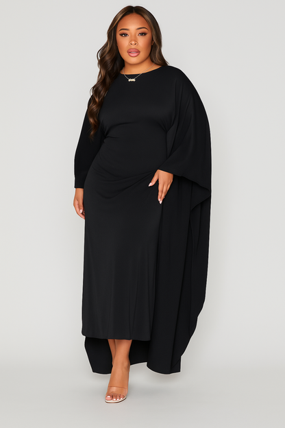Bona – Abito Lungo Fluido Con Maniche Ampie Dal Design Elegante